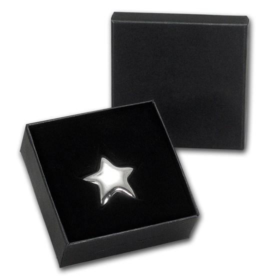 1 oz Silver Star Bar - Geiger Edelmetalle 1 oz Silver Star Bar - Geiger Edelmetalle
